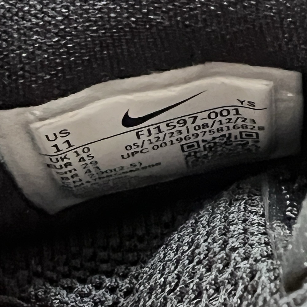 Nike LeBron 4 Black Anthracite 2023 Basketball Shoes FJ1597-001 Mens 11 - Picture 9 of 9